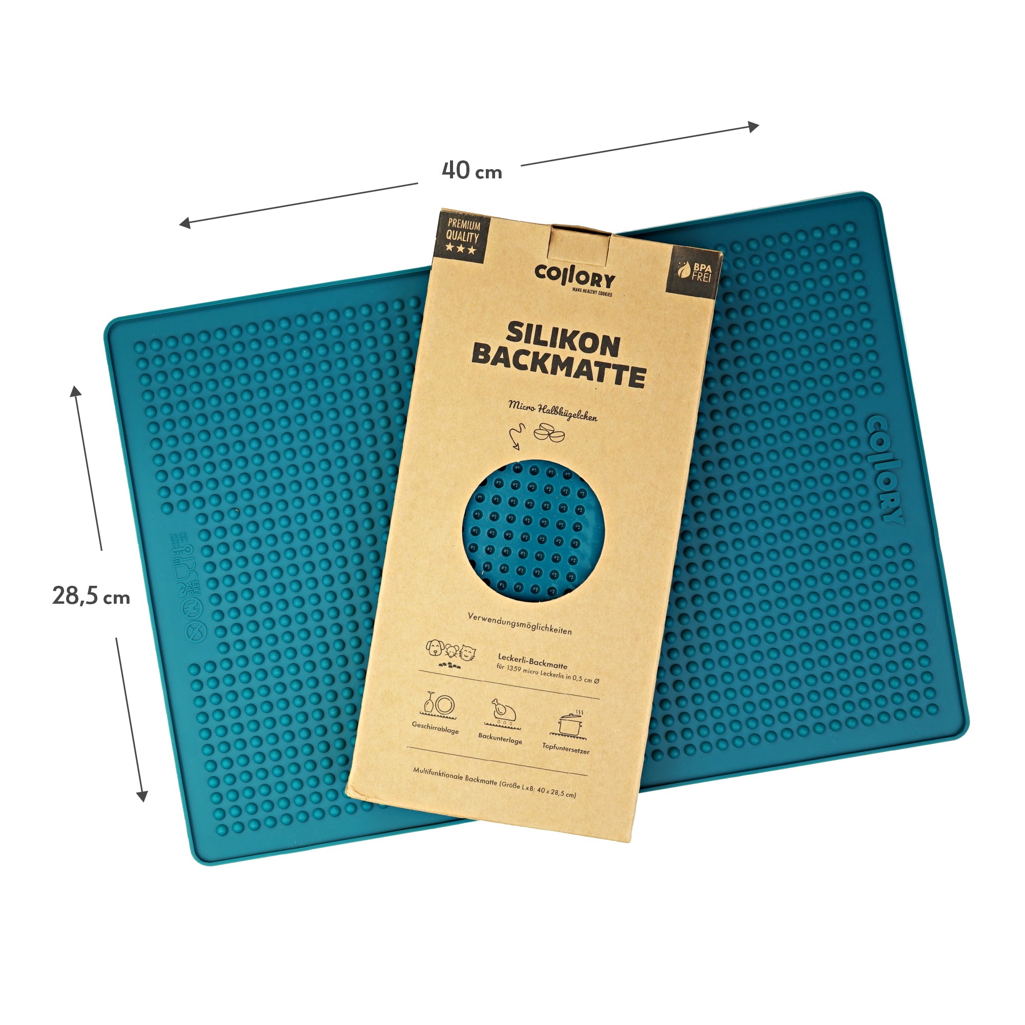 Collory Backmatten für Hundeleckerlis in Halbkugelform