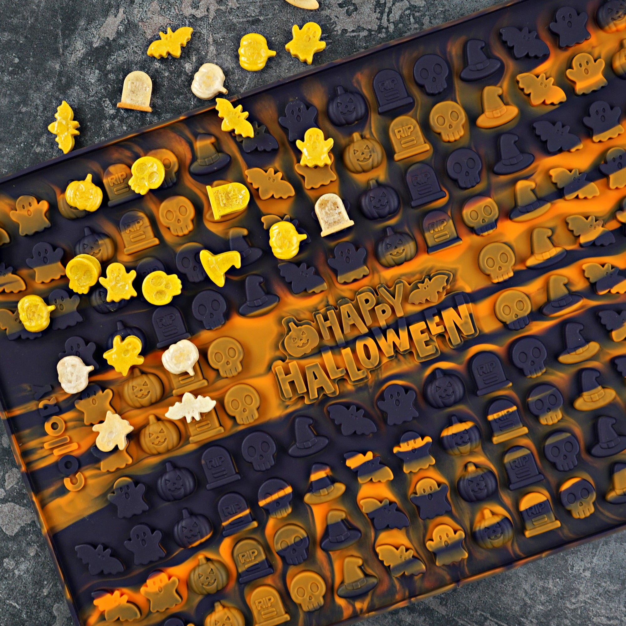 Collory Backmatte für Hundeleckerlis in Halloweenmotive