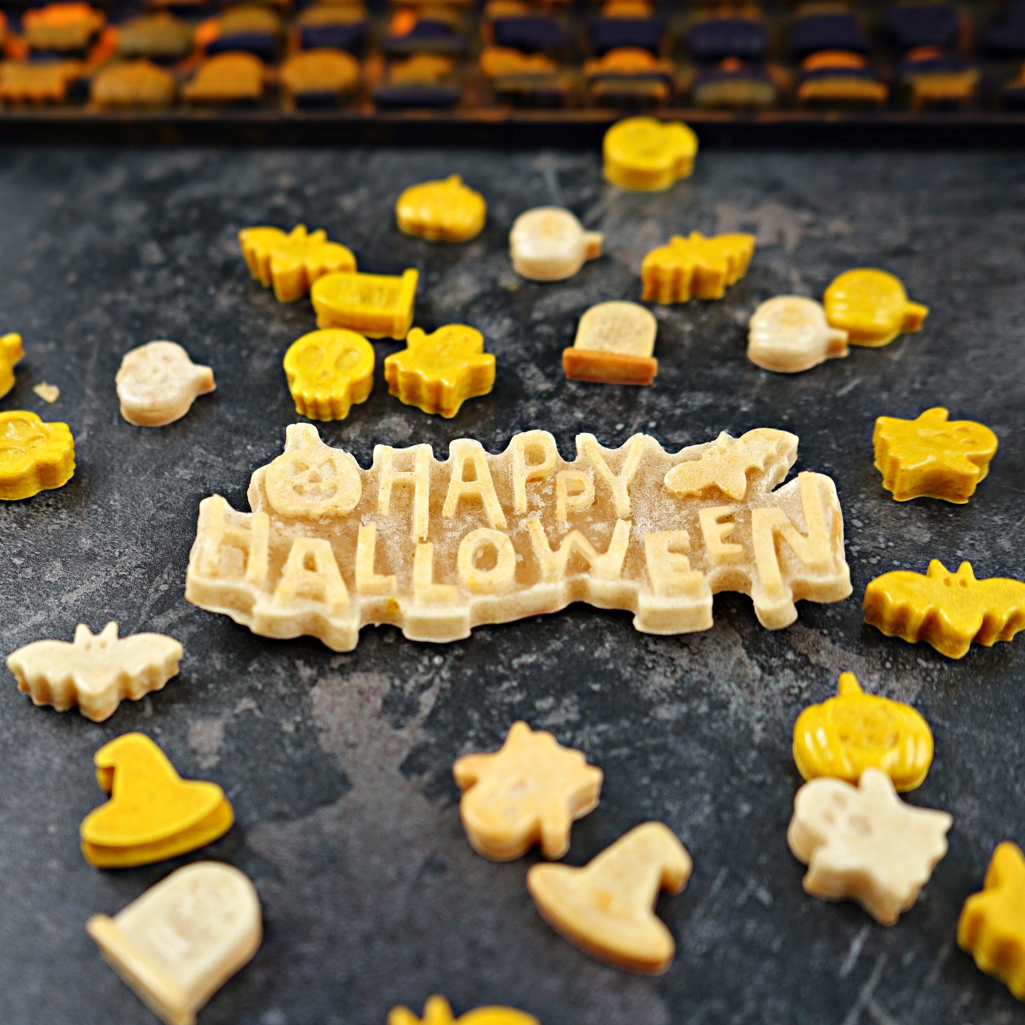 Collory Backmatte für Hundeleckerlis in Halloweenmotive