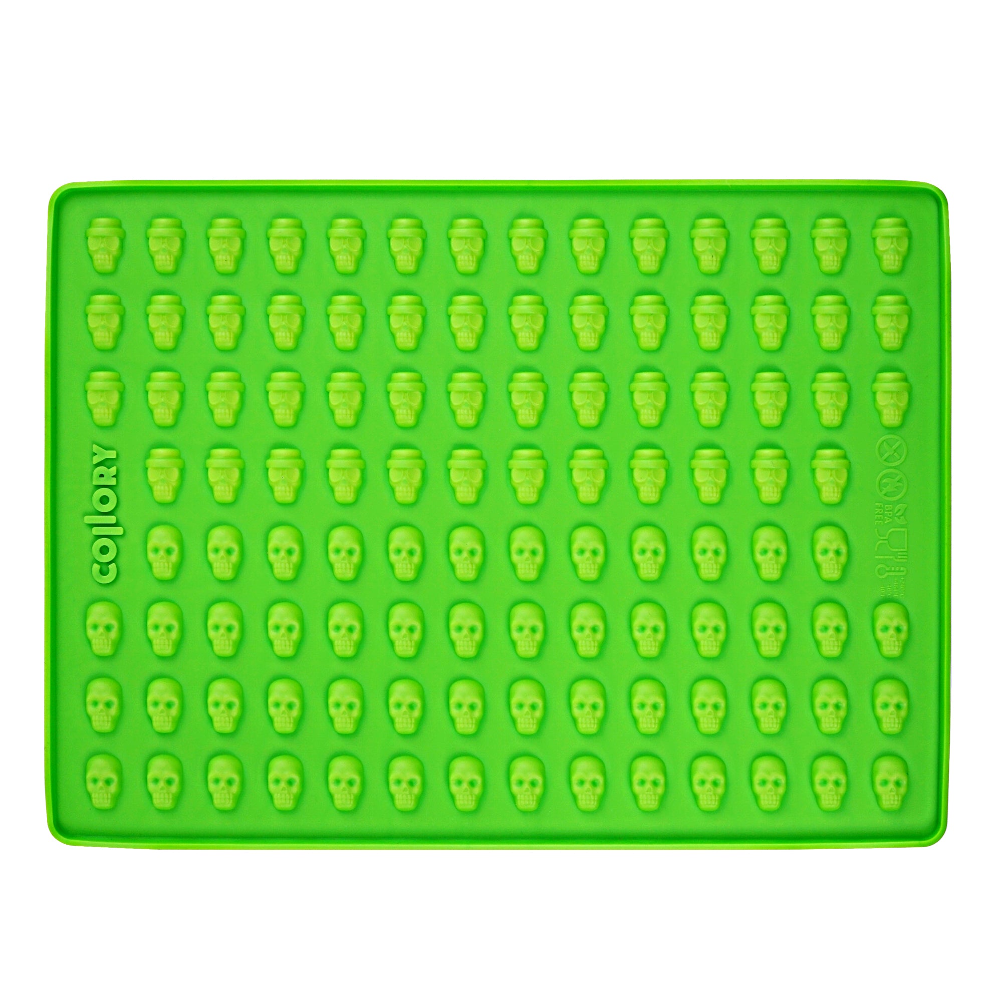 Collory Backmatte für Hundeleckerlis in Totenköpfeformen