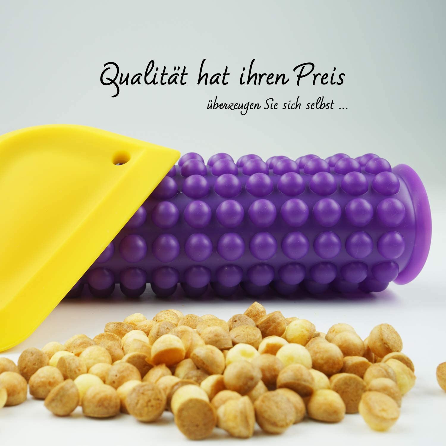 Collory Backmatten-Set für Hundeleckerlis in Halbkugelform inkl. Schaber