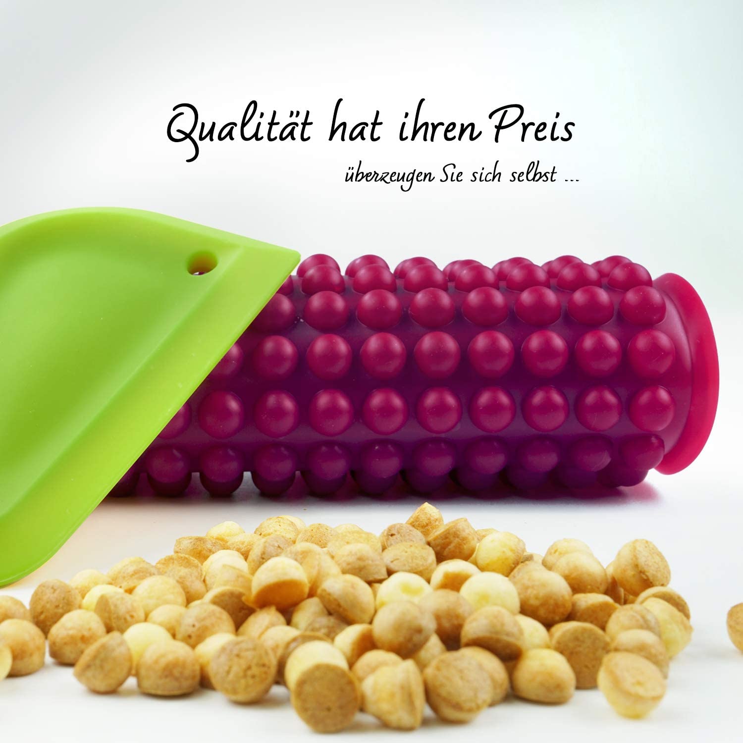 Collory Backmatten-Set für Hundeleckerlis in Halbkugelform inkl. Schaber