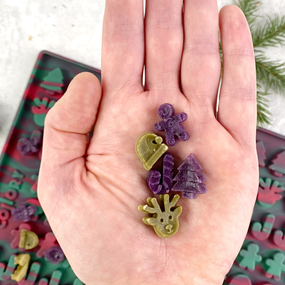 Collory Backmatte für Hundeleckerlis in Weihnachtsmotive