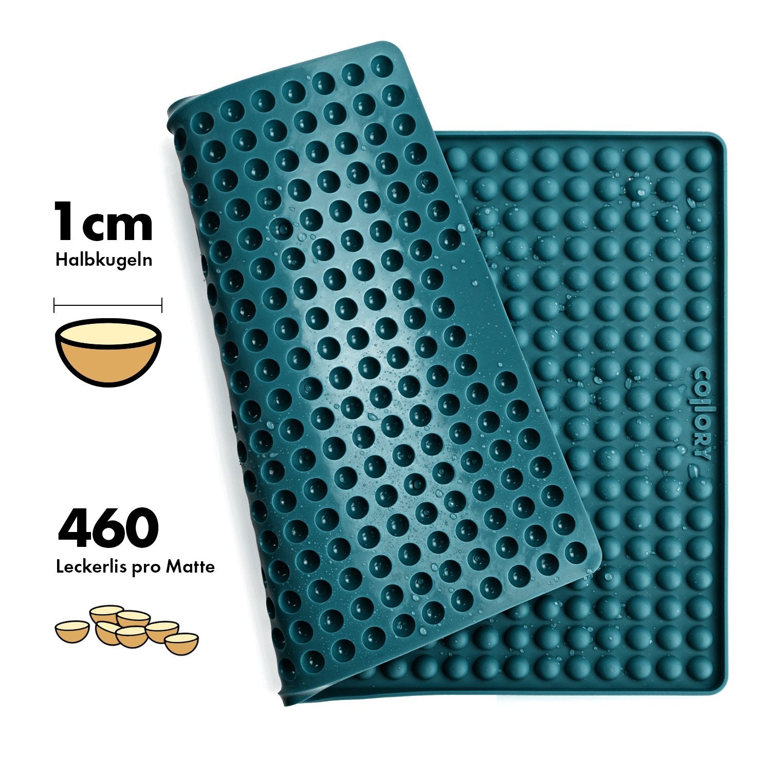 Collory Backmatten für Hundeleckerlis in Halbkugelform