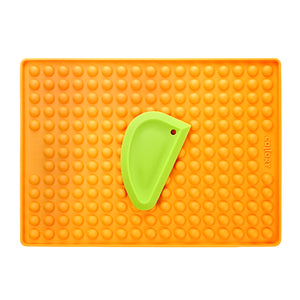 Medium Halbkugel (1,5cm Ø) Backmatte + Schaber (Set)