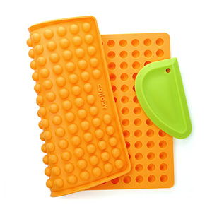 Medium Halbkugel (1,5cm Ø) Backmatte + Schaber (Set)