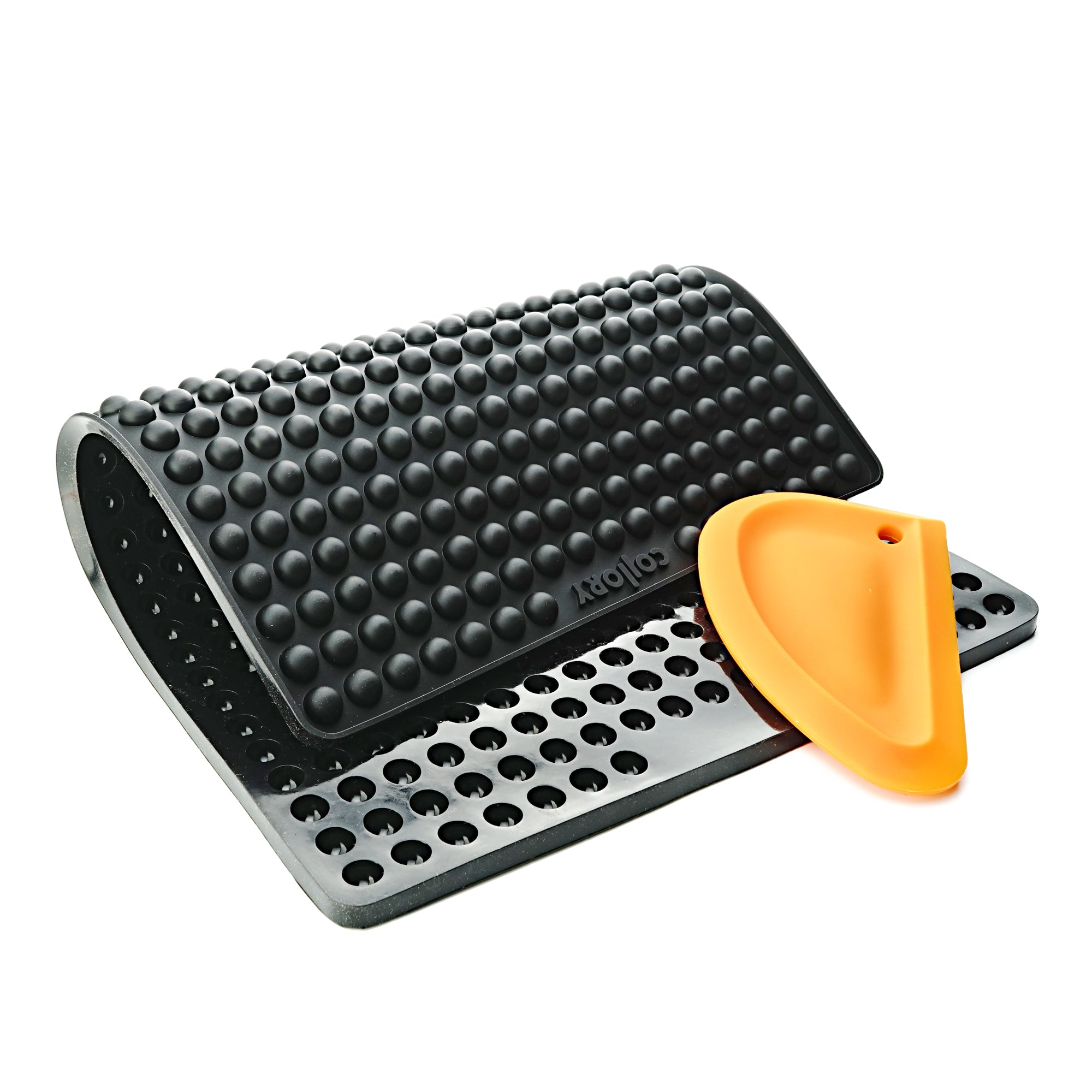 Collory Backmatten-Set für Hundeleckerlis in Halbkugelform inkl. Schaber