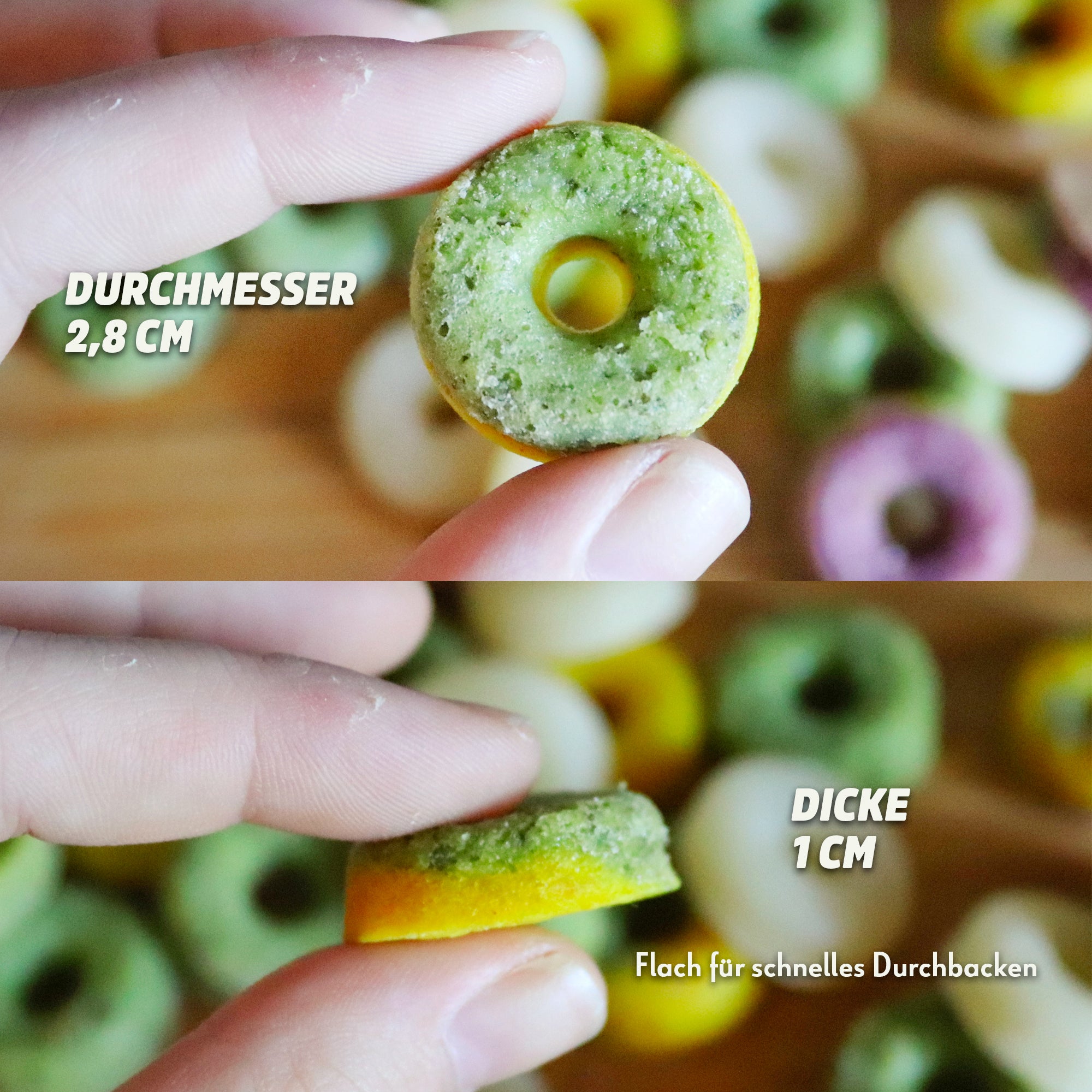 Collory Backmatten für Hundeleckerlis in Donatform