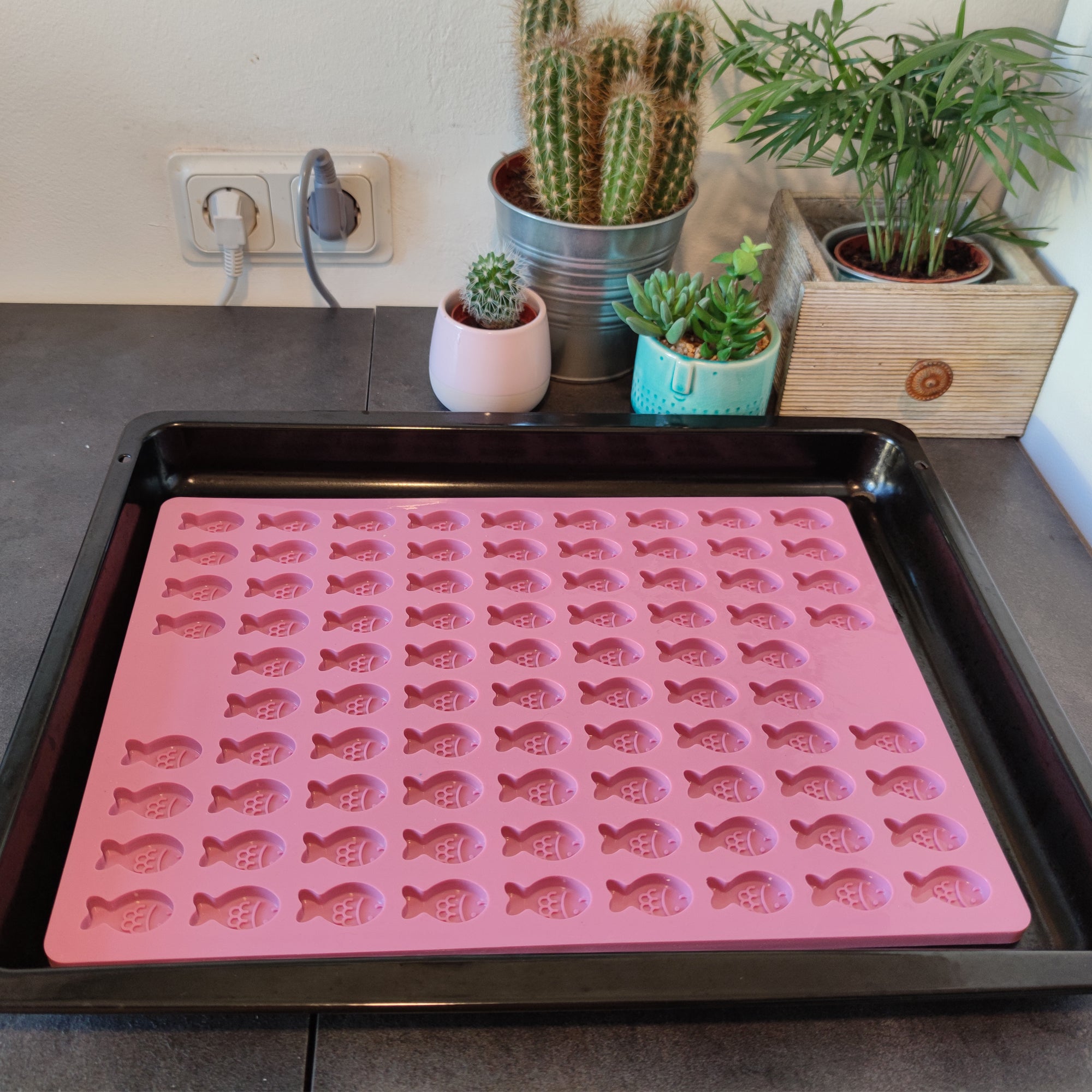 Collory Backmatten für Hundeleckerlis in Fischform