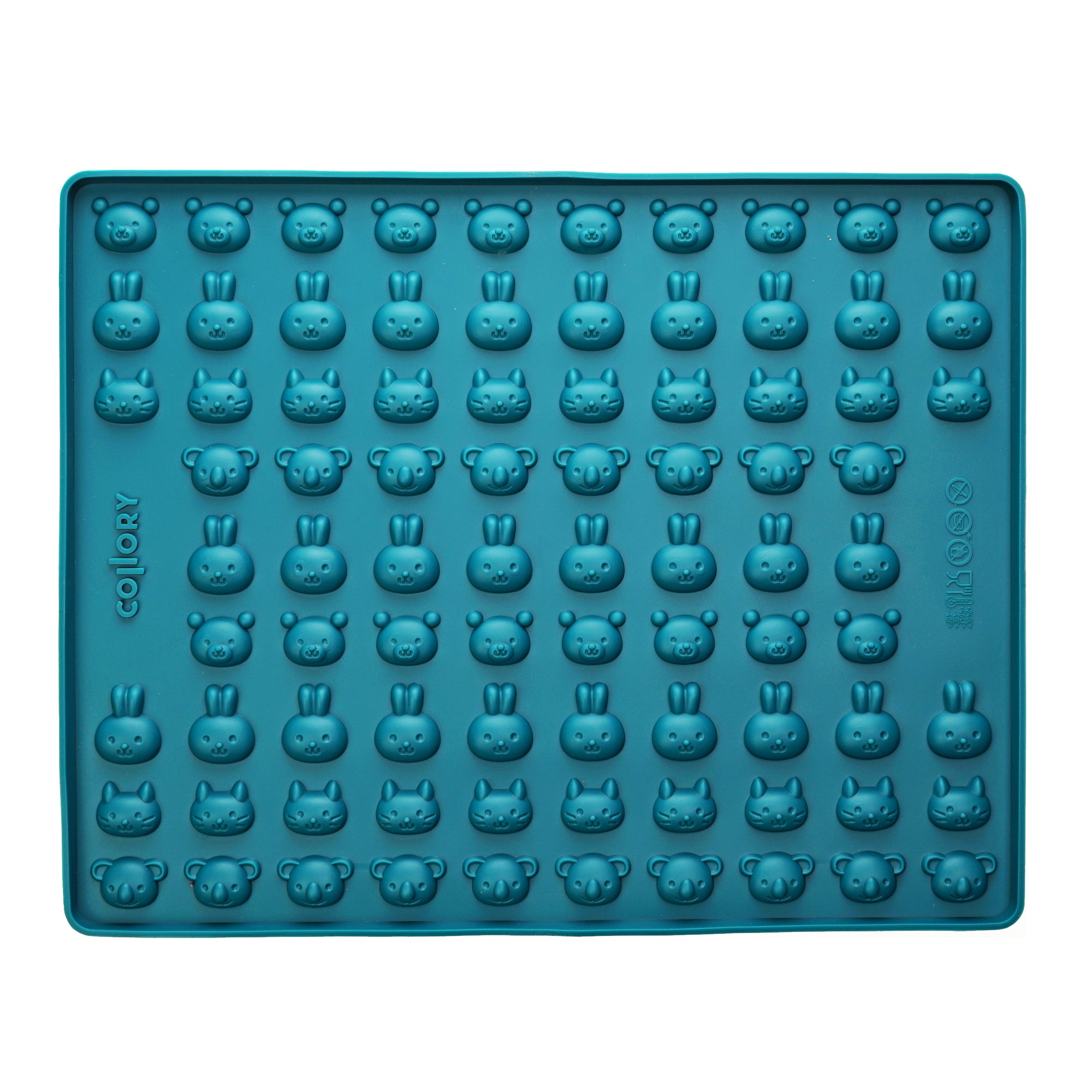 Collory Backmatten für Hundeleckerlis in Tierköpfe