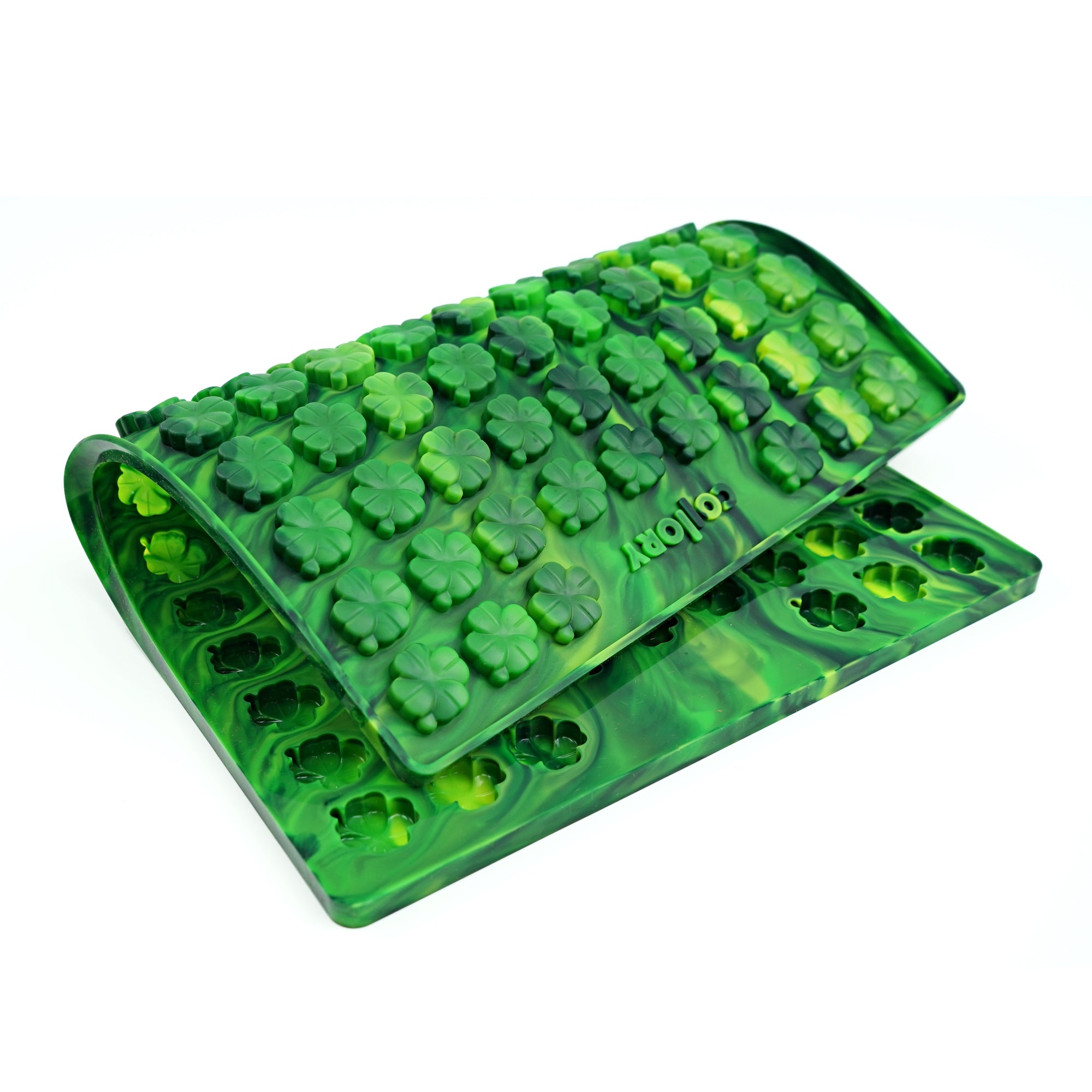 Collory Backmatten für Hundeleckerlis in Kleeblattform