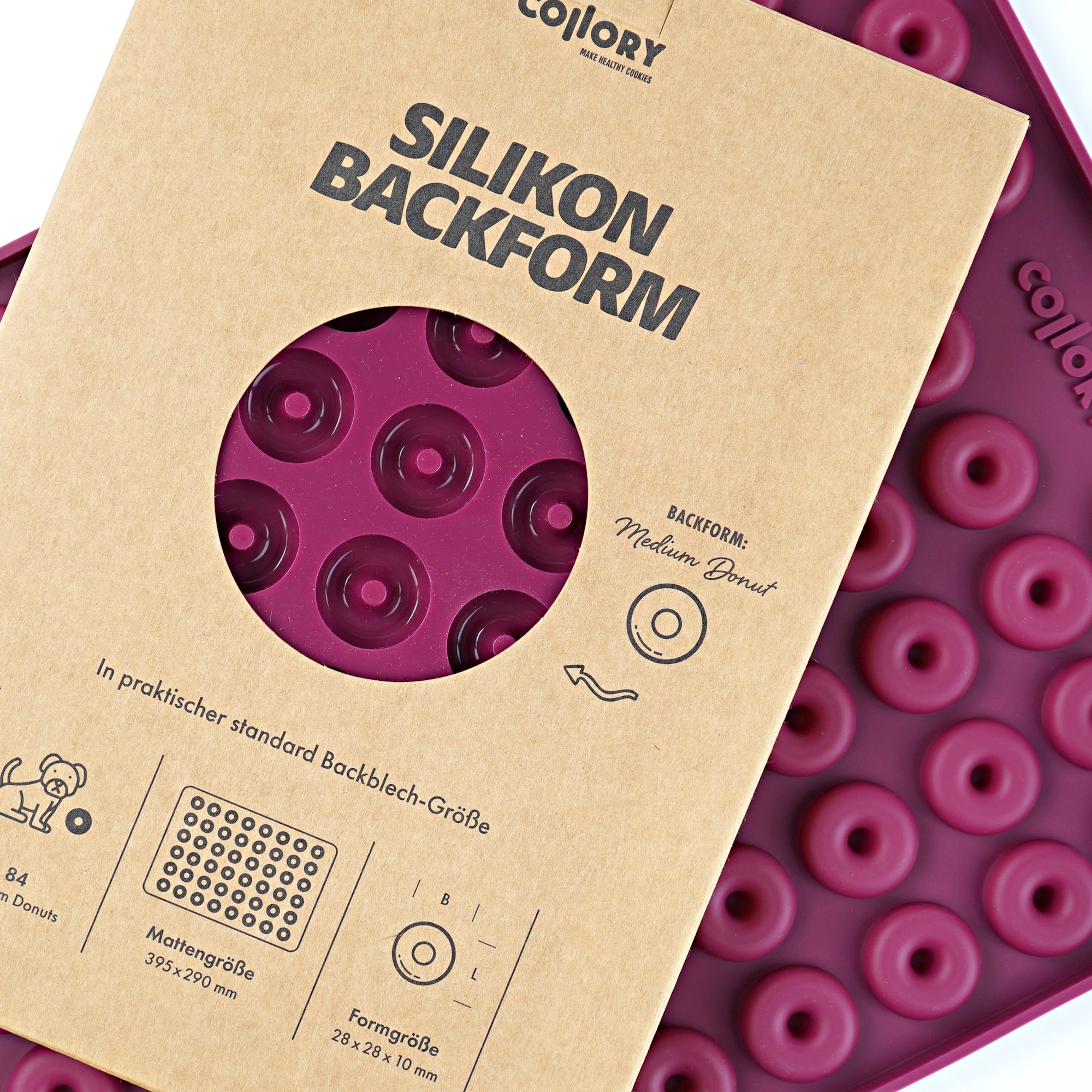 Collory Backmatten für Hundeleckerlis in Donatform