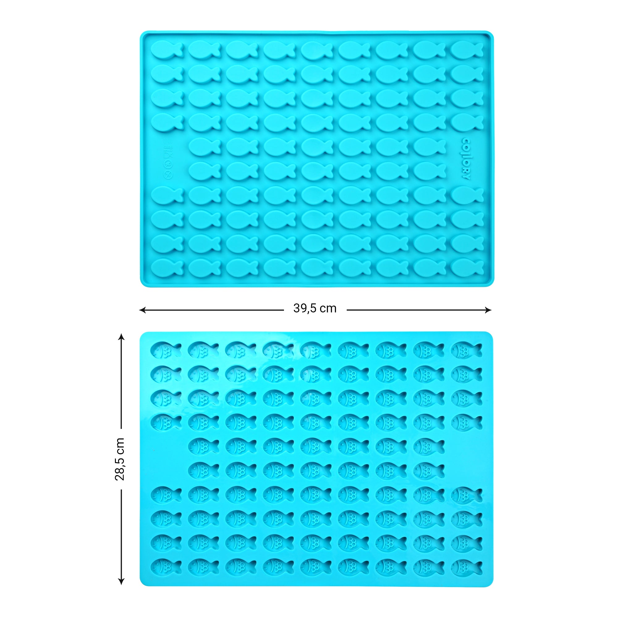 Collory Backmatten für Hundeleckerlis in Fischform