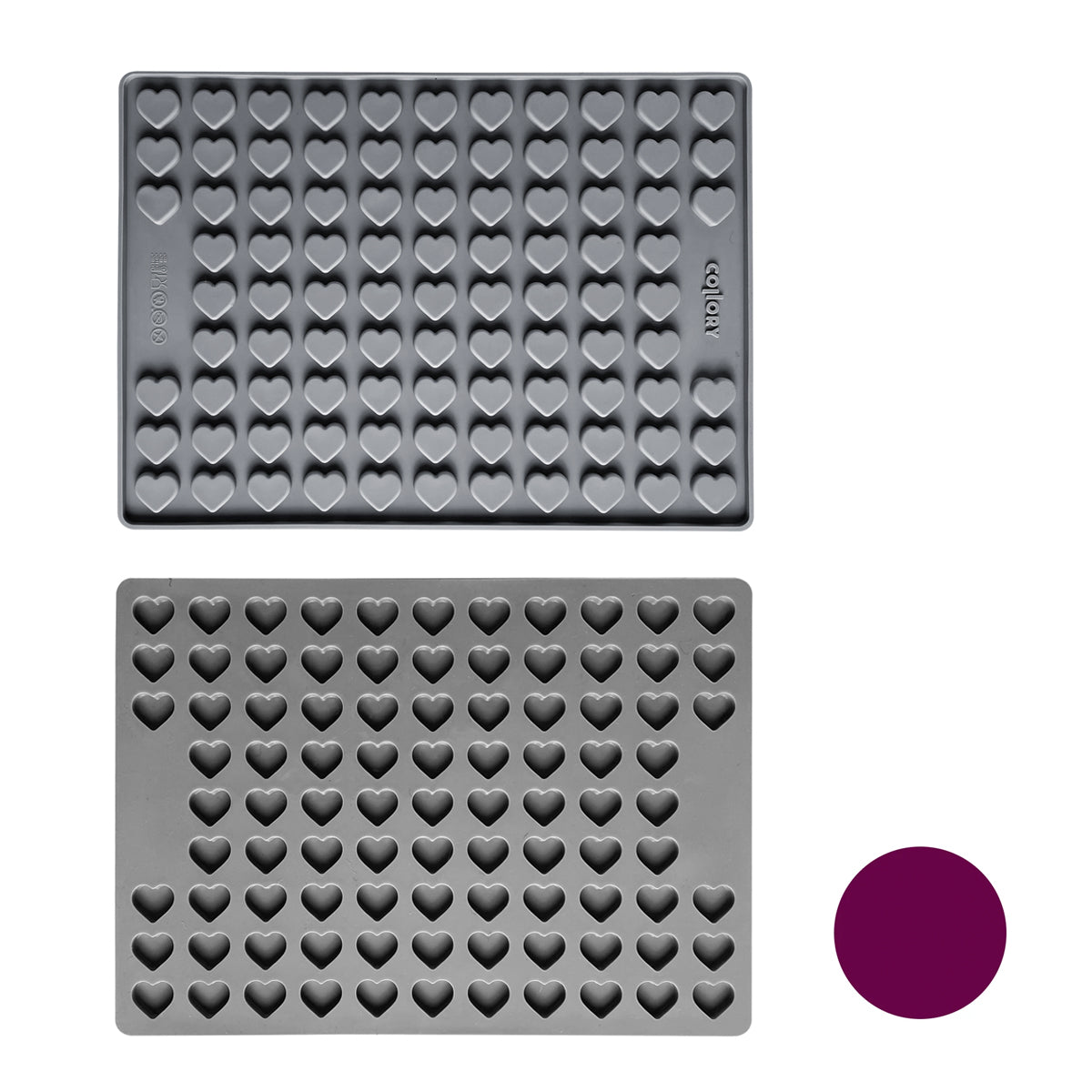 Collory Backmatten für Hundeleckerlis in Herzform