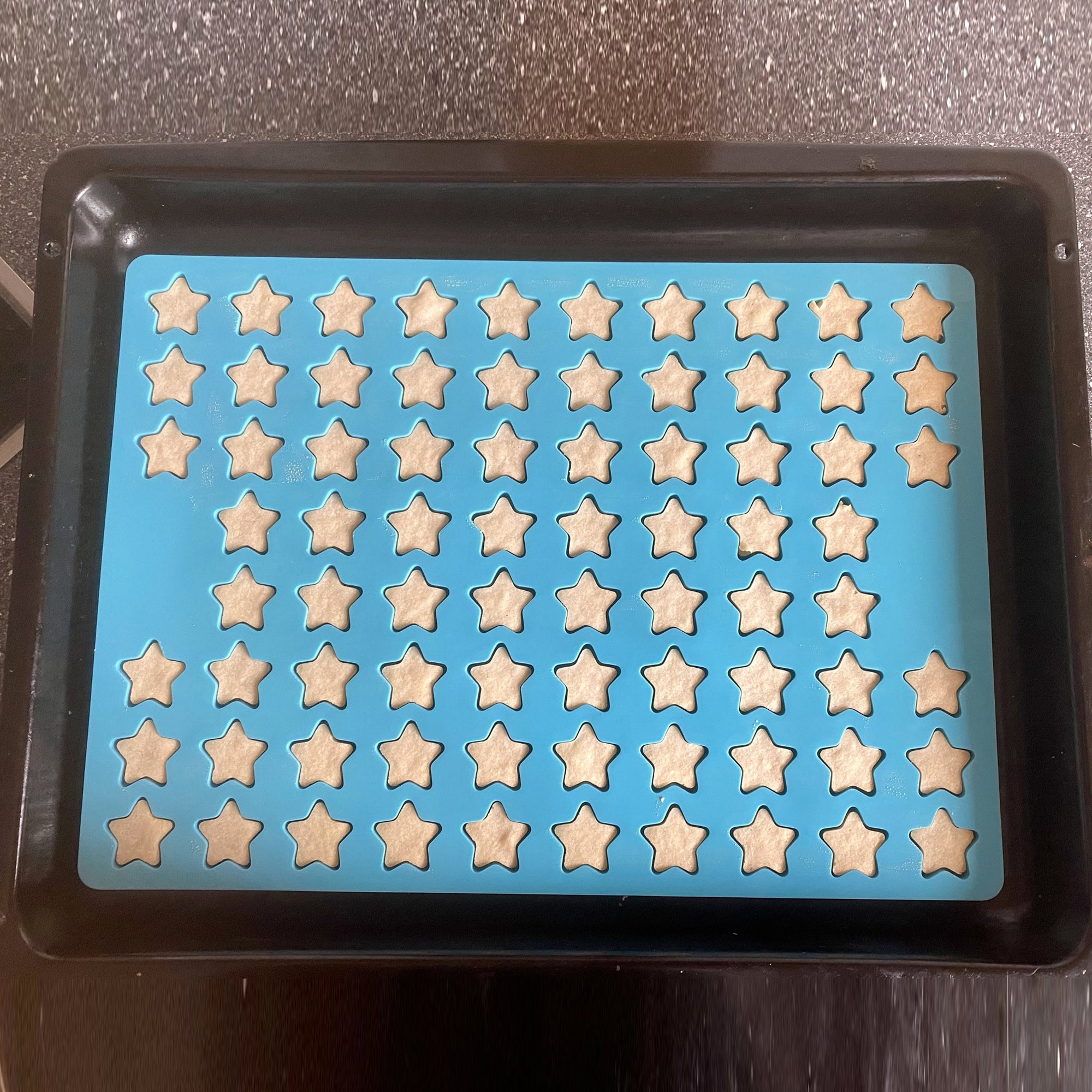 Backmatten für Sternform Leckerlis