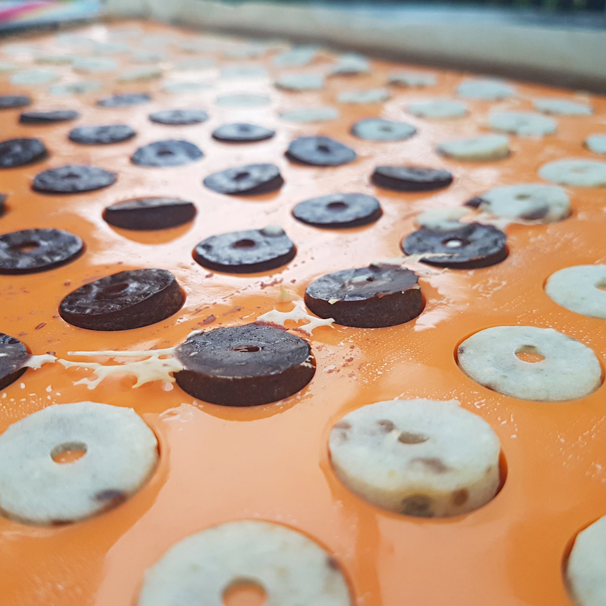 Collory Backmatten für Hundeleckerlis in Donatform