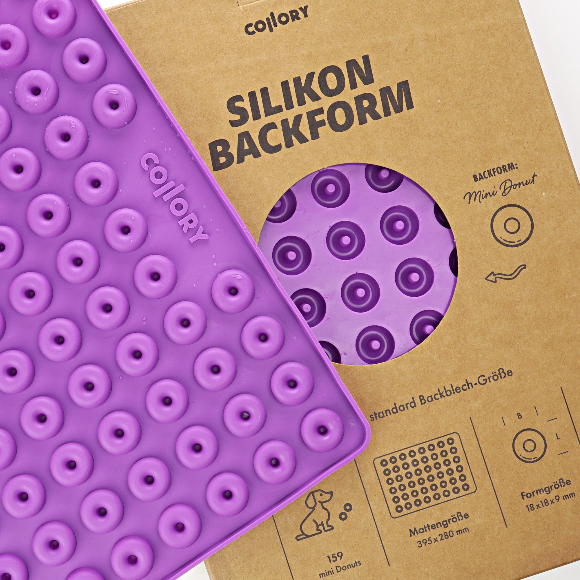 Collory Backmatten für Hundeleckerlis in Donatform