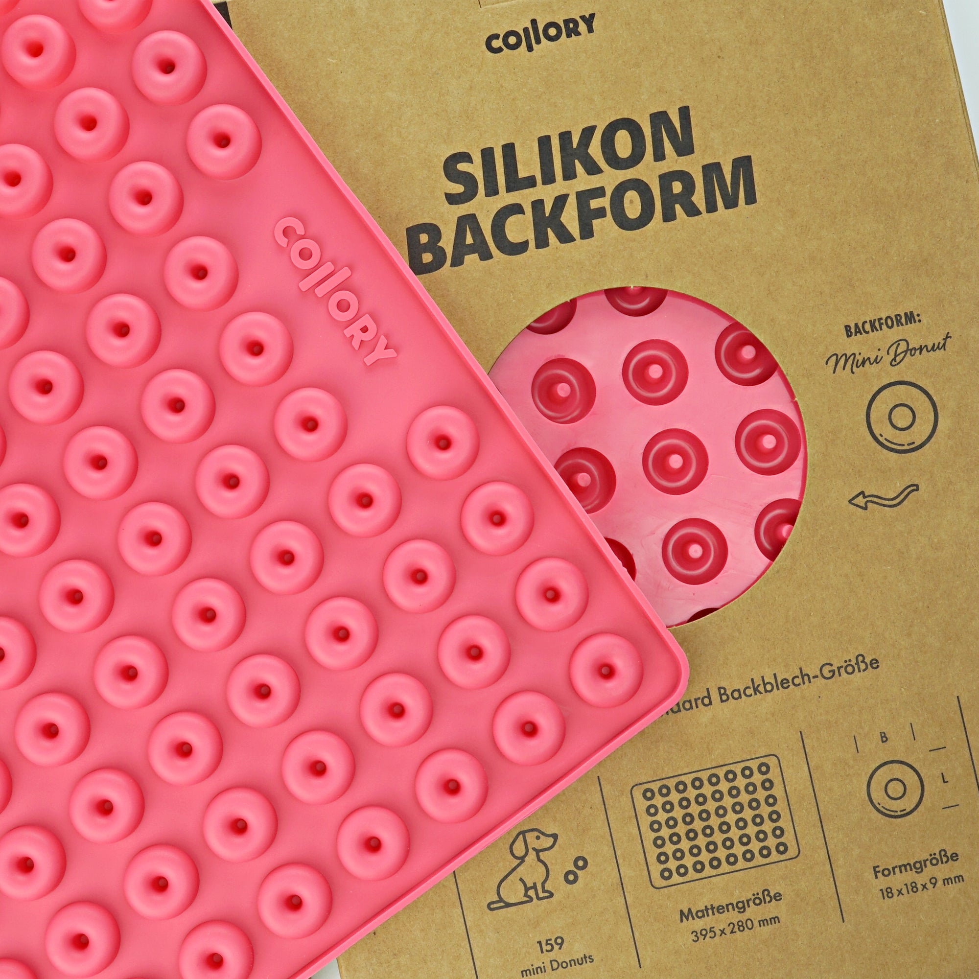 Collory Backmatten für Hundeleckerlis in Donatform