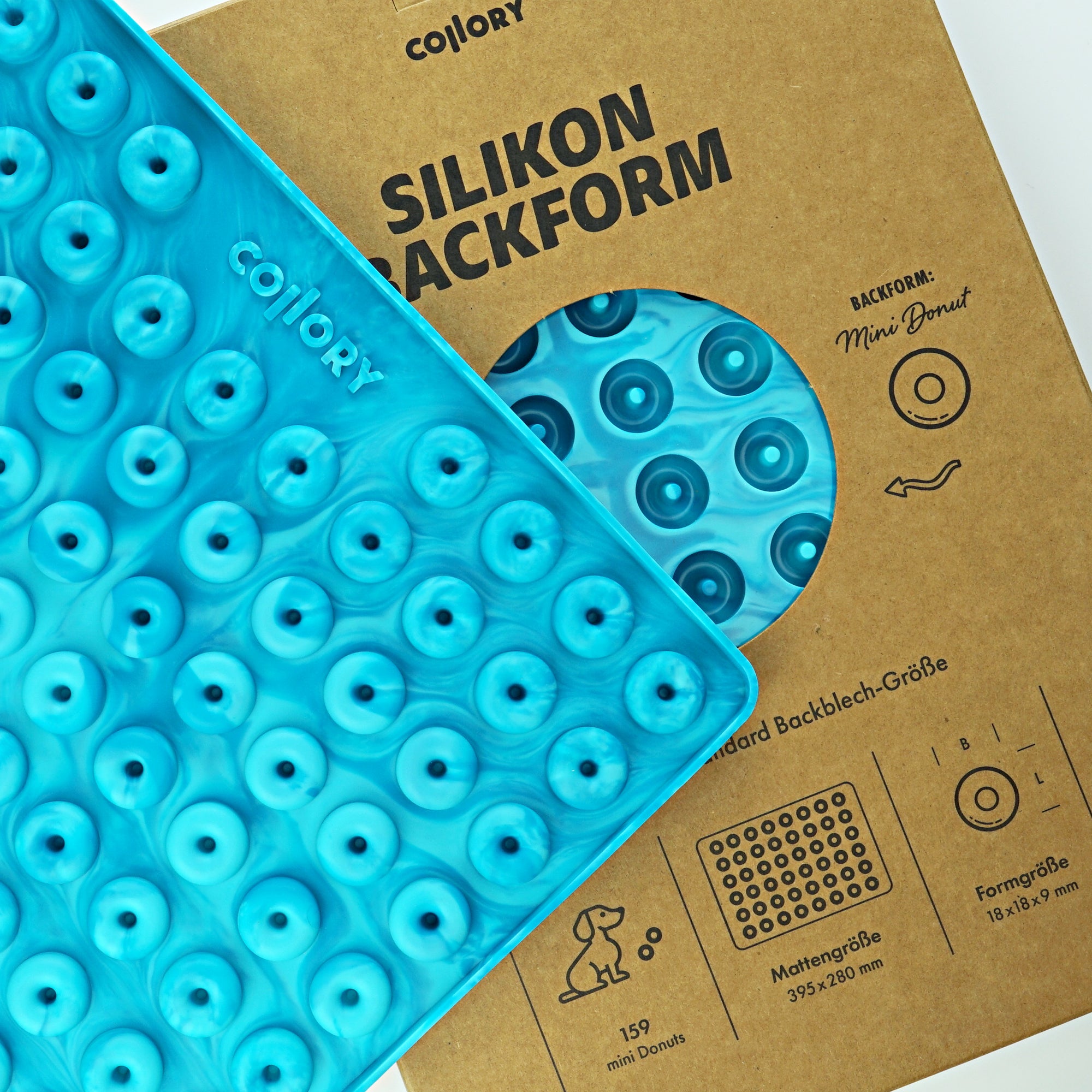 Collory Backmatten für Hundeleckerlis in Donatform