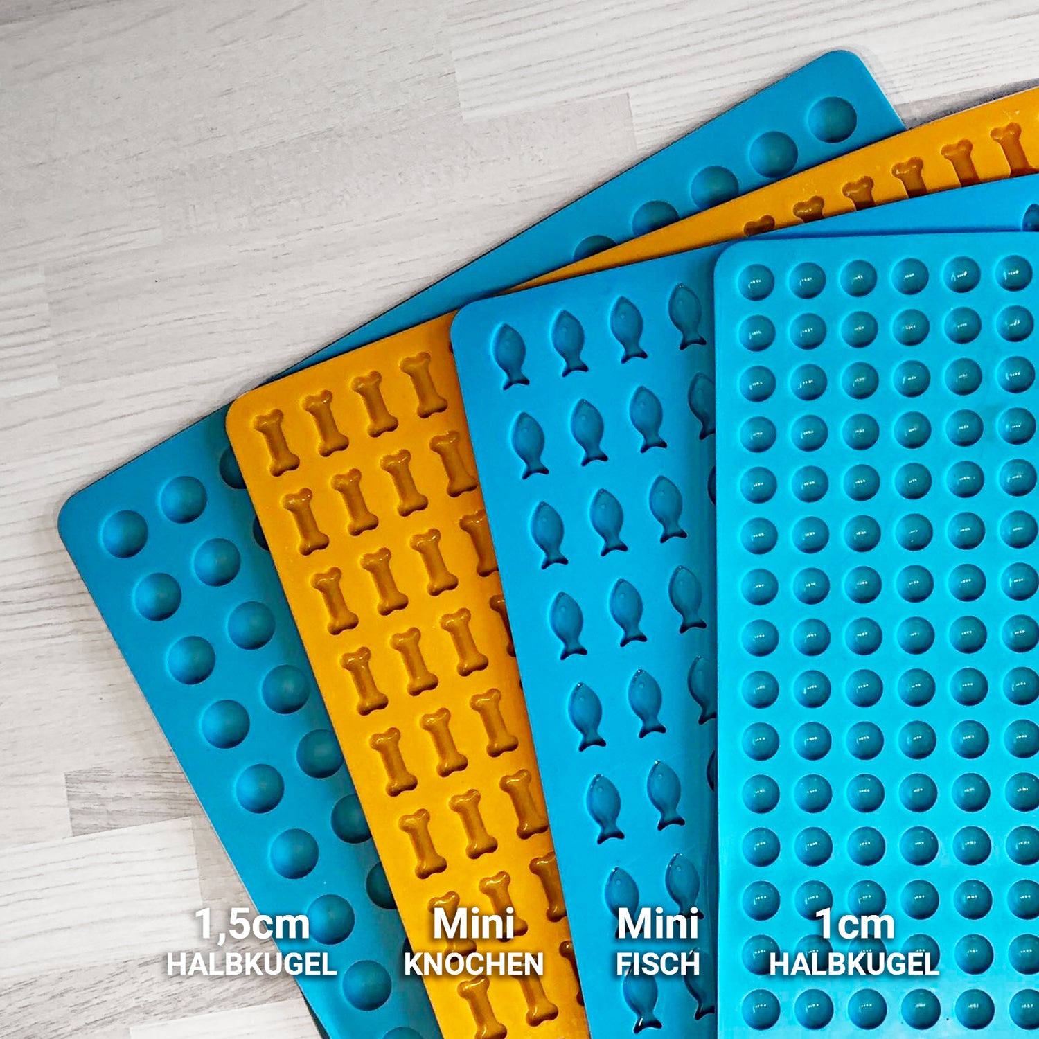 Collory Backmatten für Hundeleckerlis in Fischform