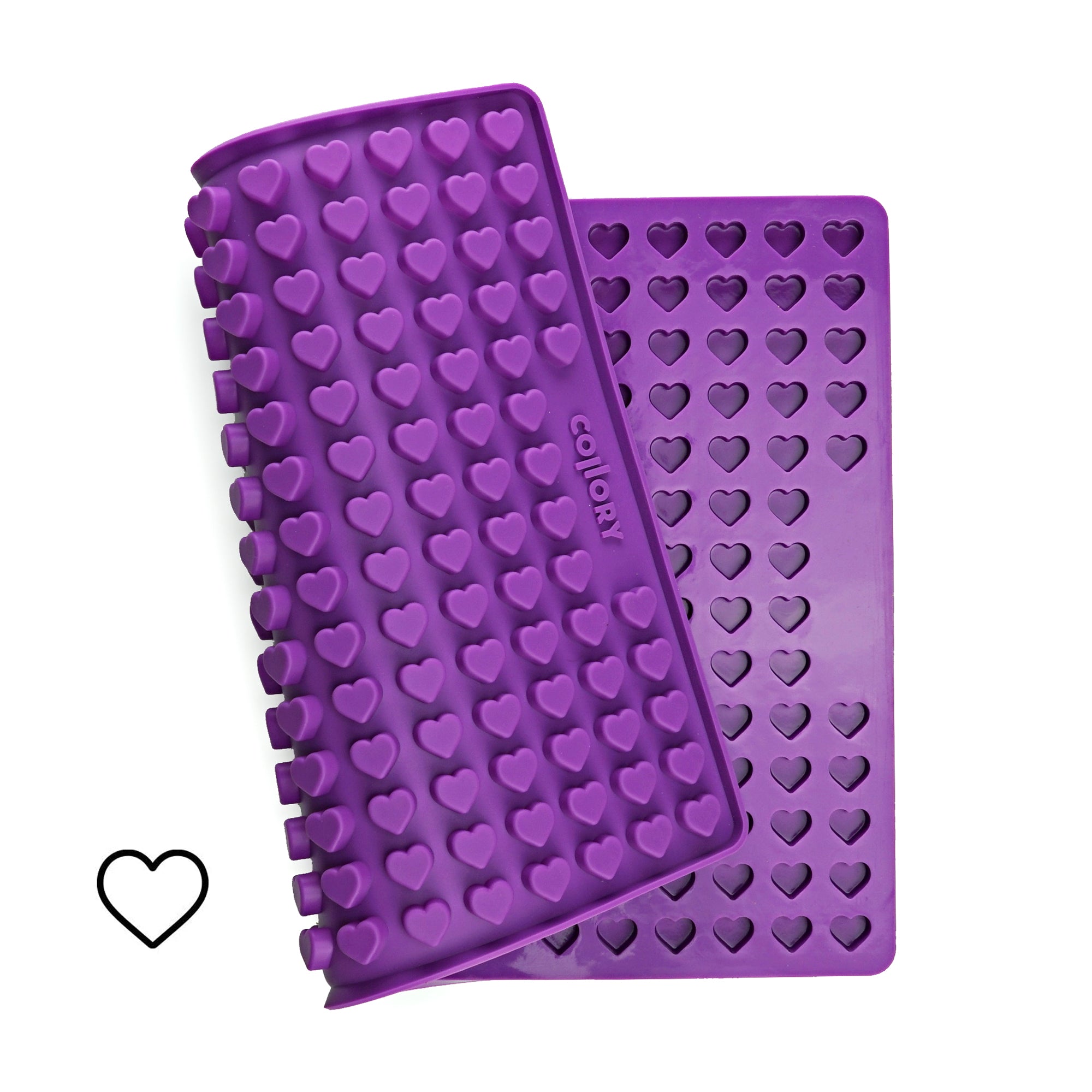 Collory Backmatten für Hundeleckerlis in Herzform