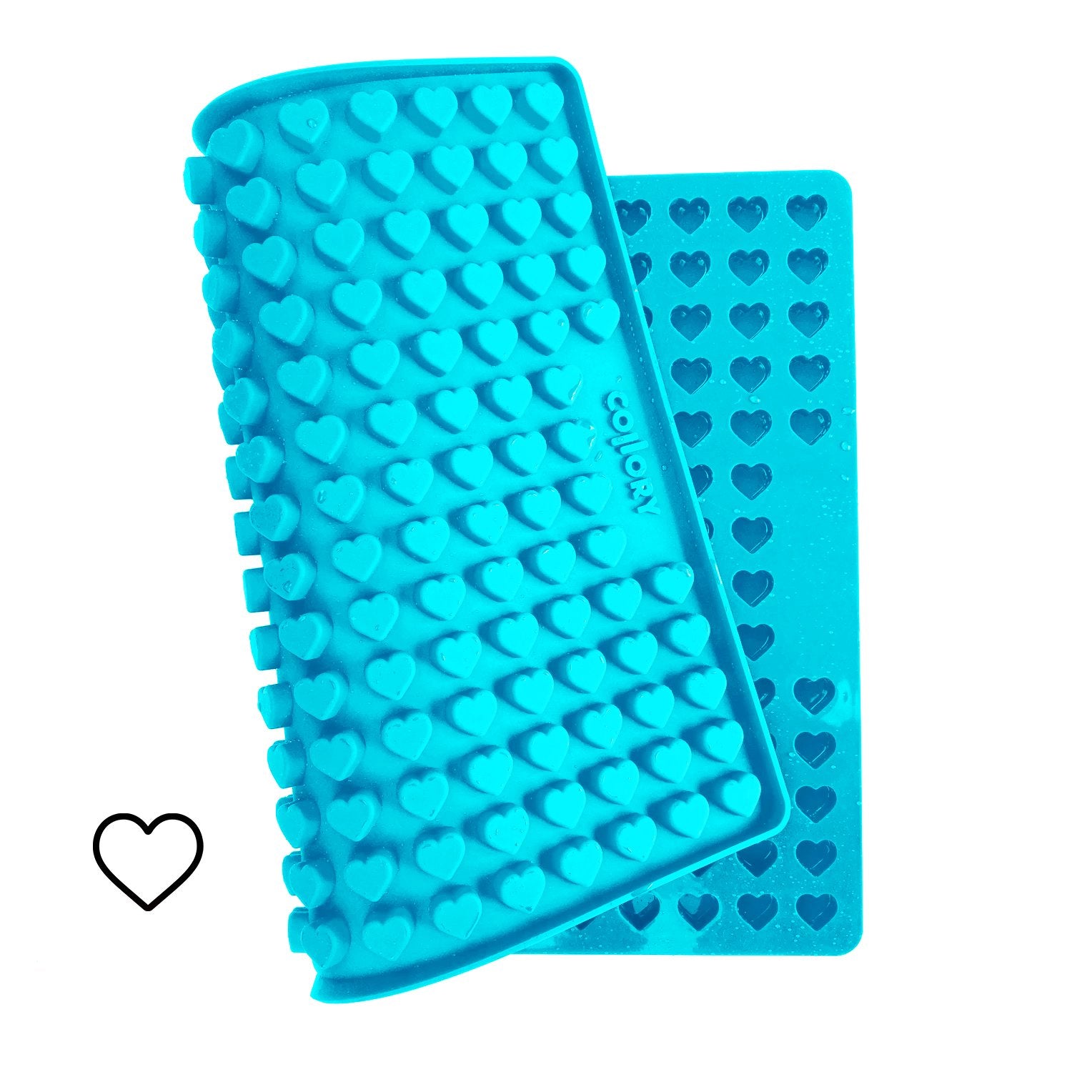 Collory Backmatten für Hundeleckerlis in Herzform