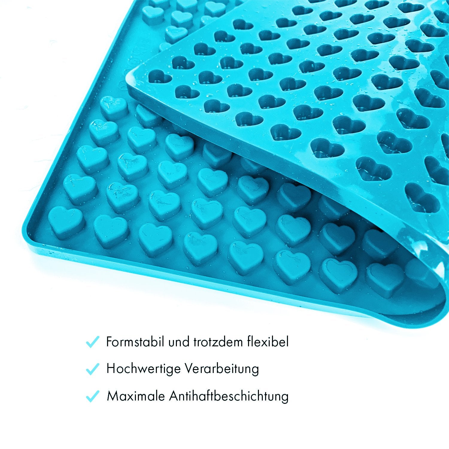 Collory Backmatten für Hundeleckerlis in Herzform