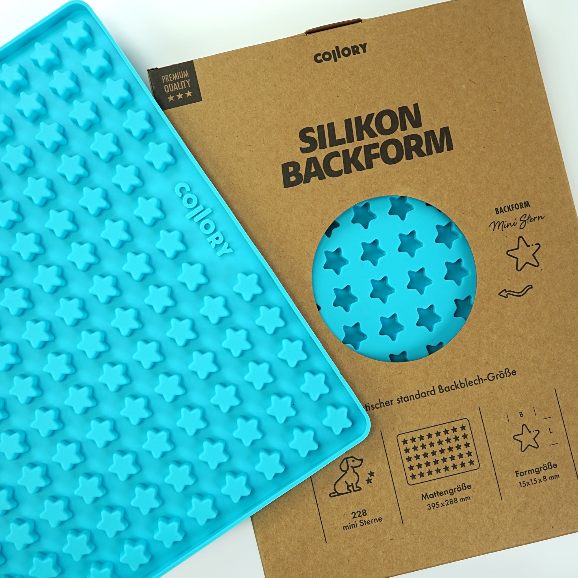 Backmatten für Sternform Leckerlis