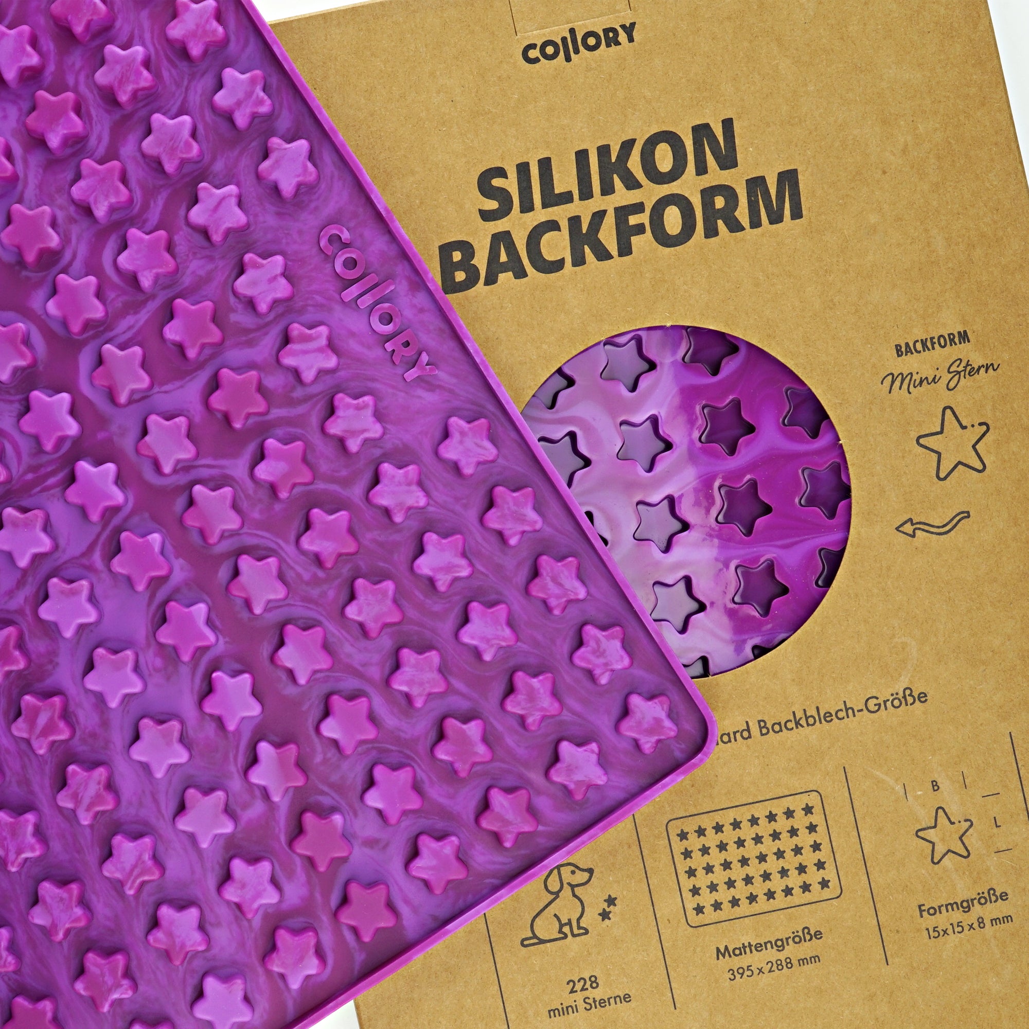 Backmatten für Sternform Leckerlis