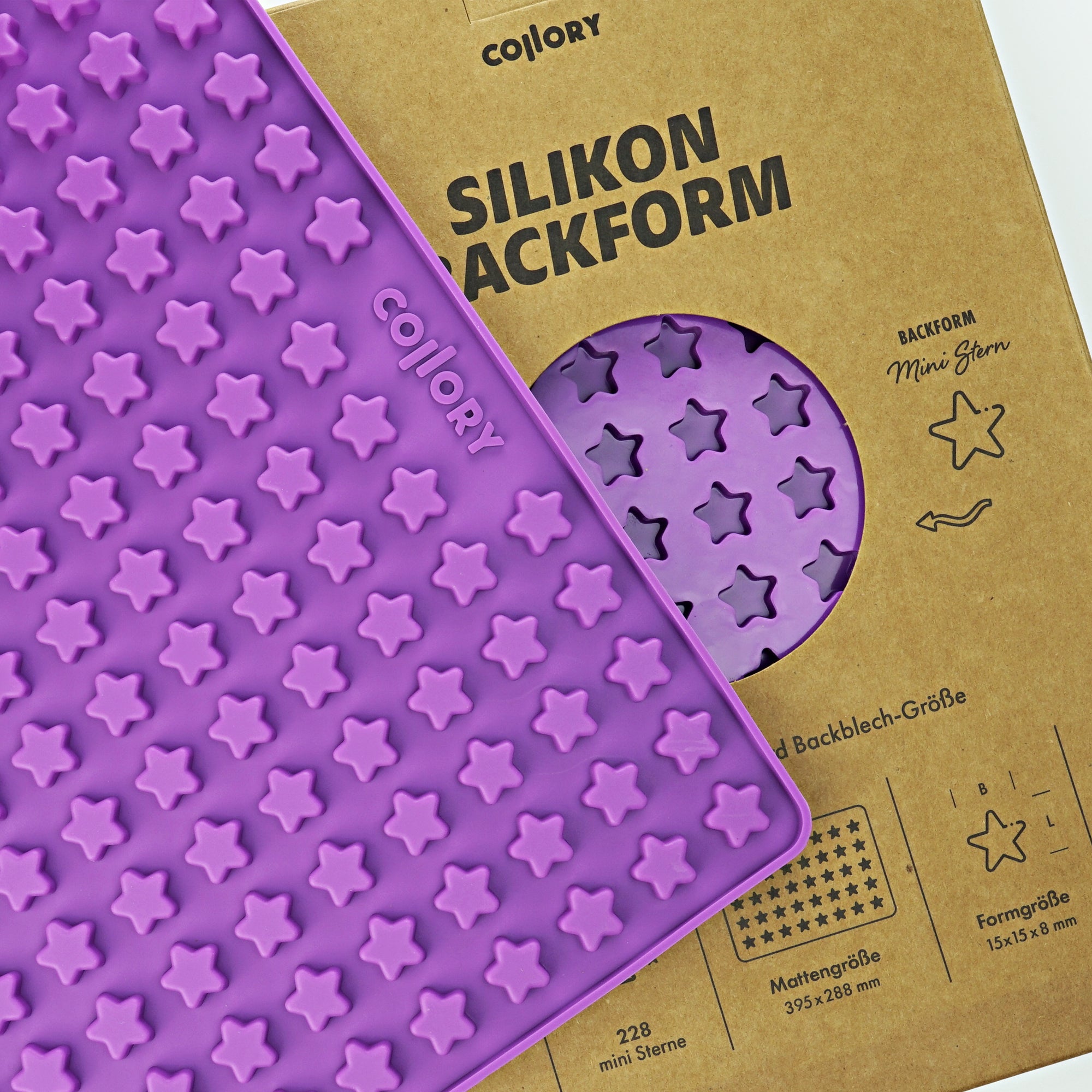 Backmatten für Sternform Leckerlis