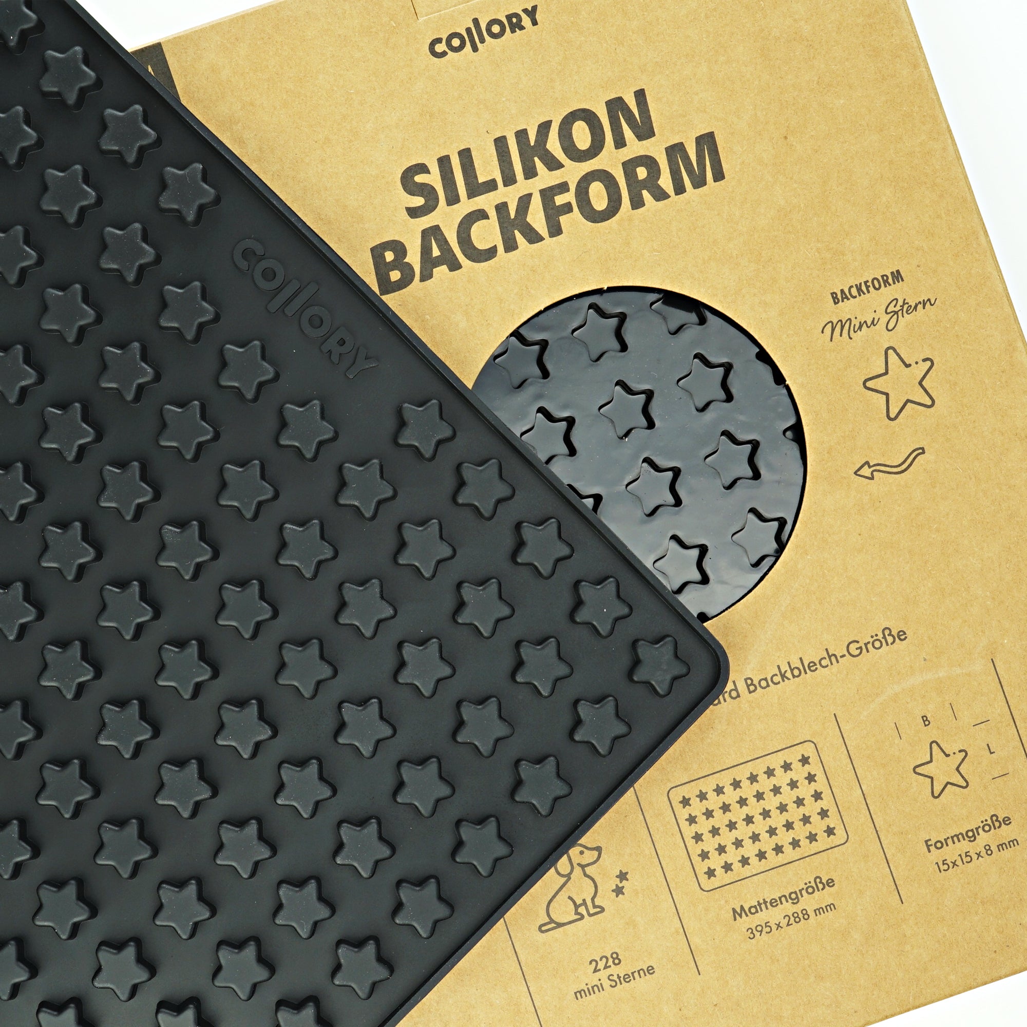 Backmatten für Sternform Leckerlis