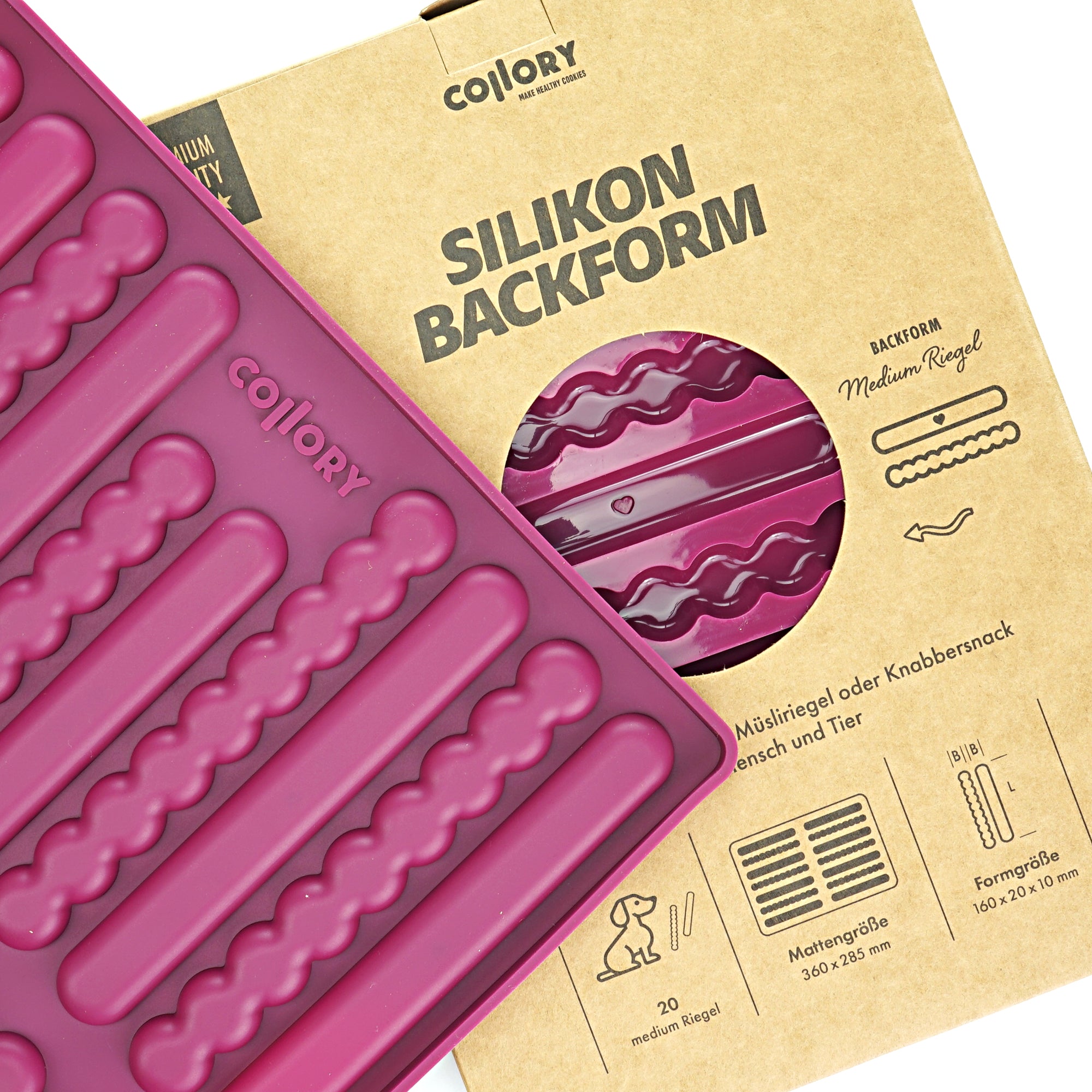 Collory Backmatten für Hundesnack in Stangenform