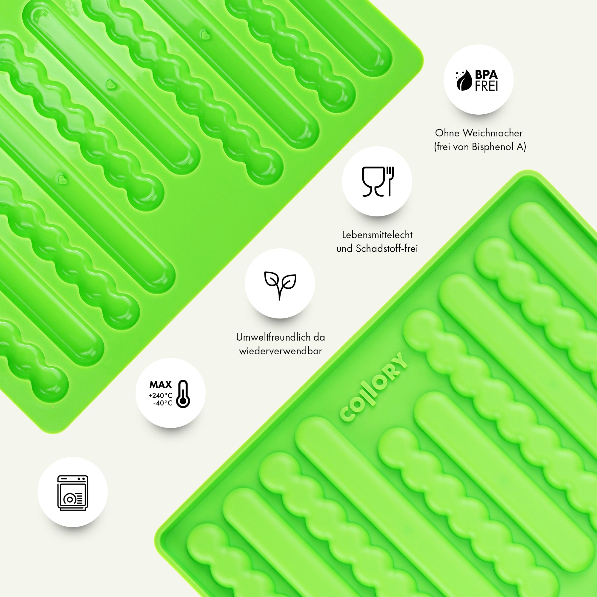 Collory Backmatten für Hundesnack in Stangenform