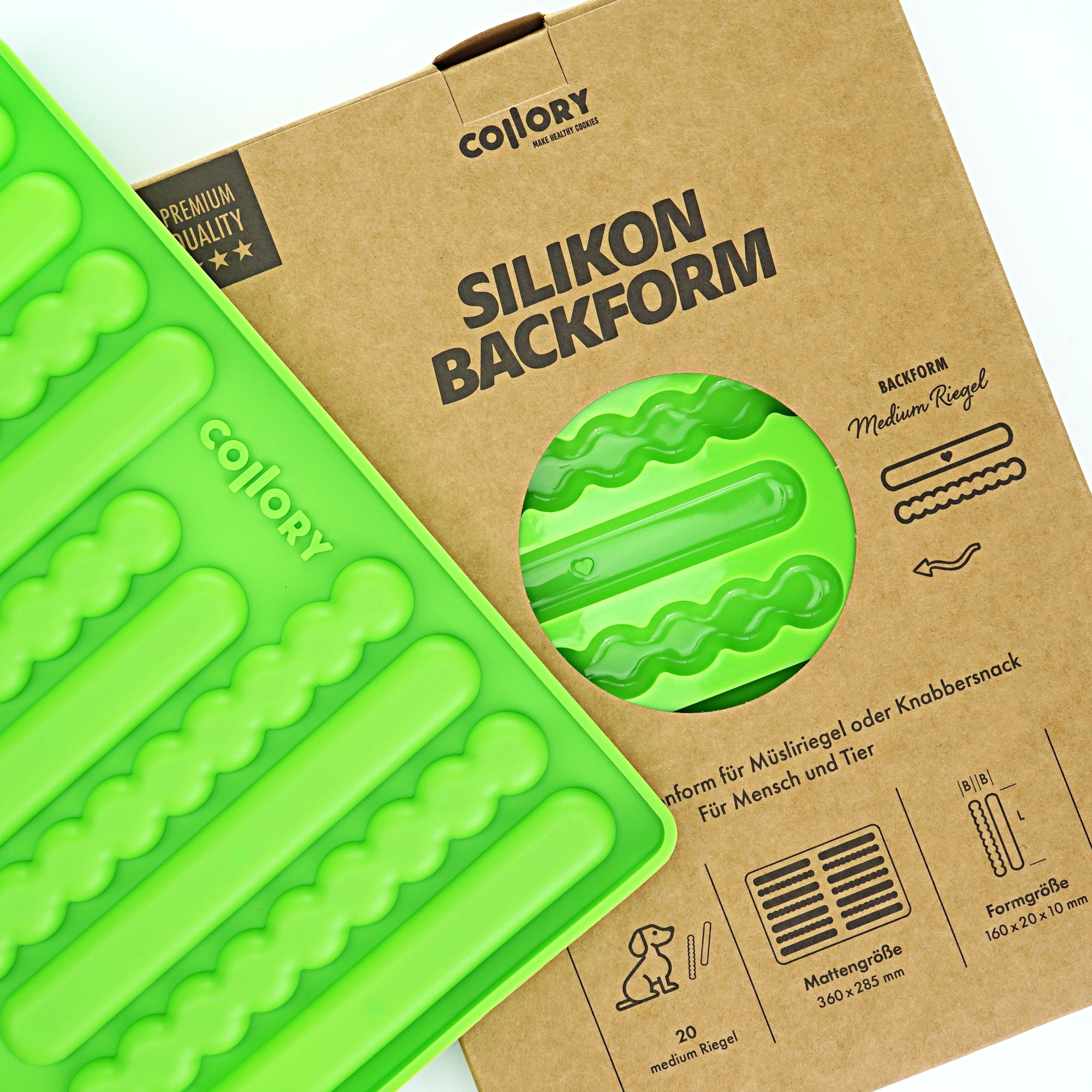 Collory Backmatten für Hundesnack in Stangenform