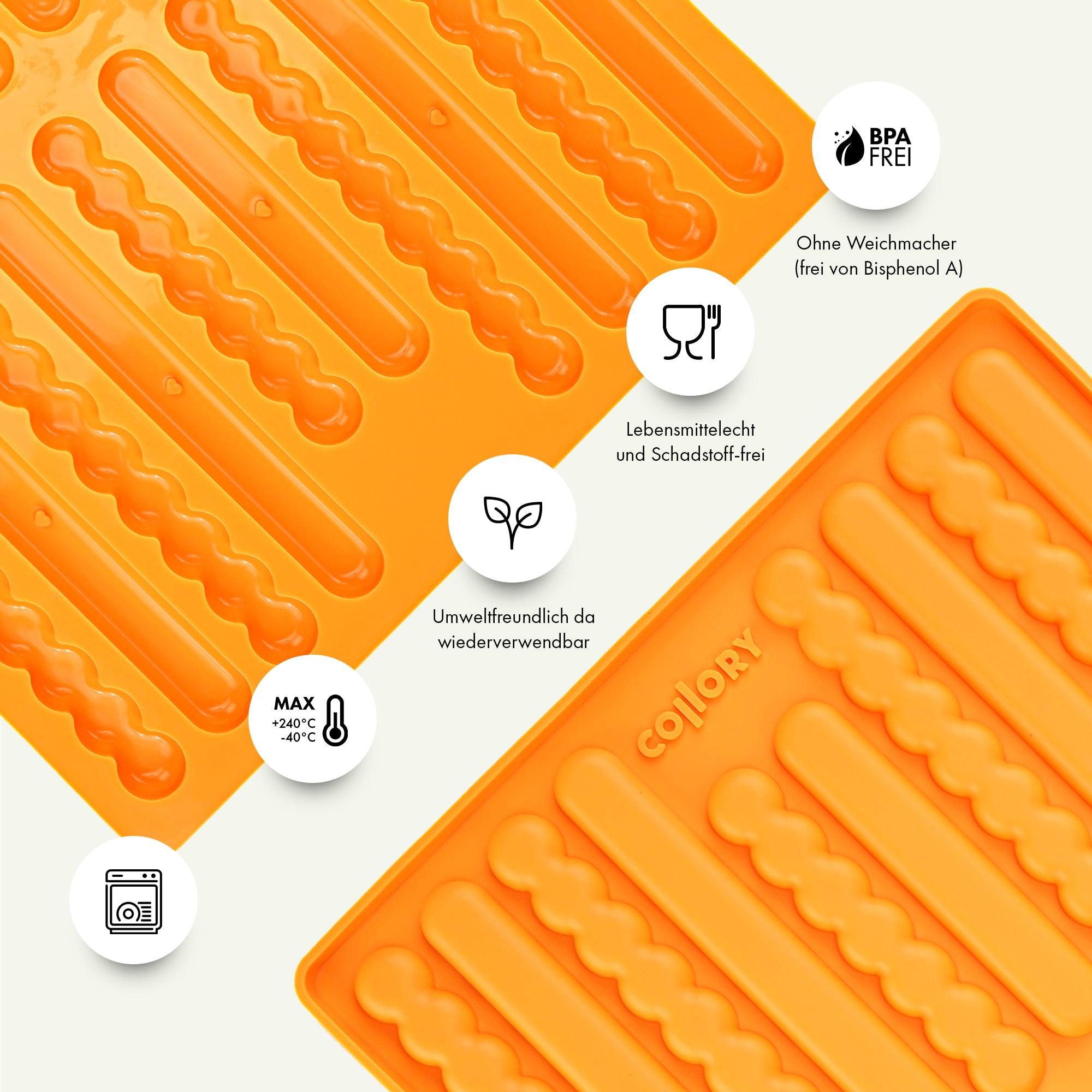 Collory Backmatten für Hundesnack in Stangenform