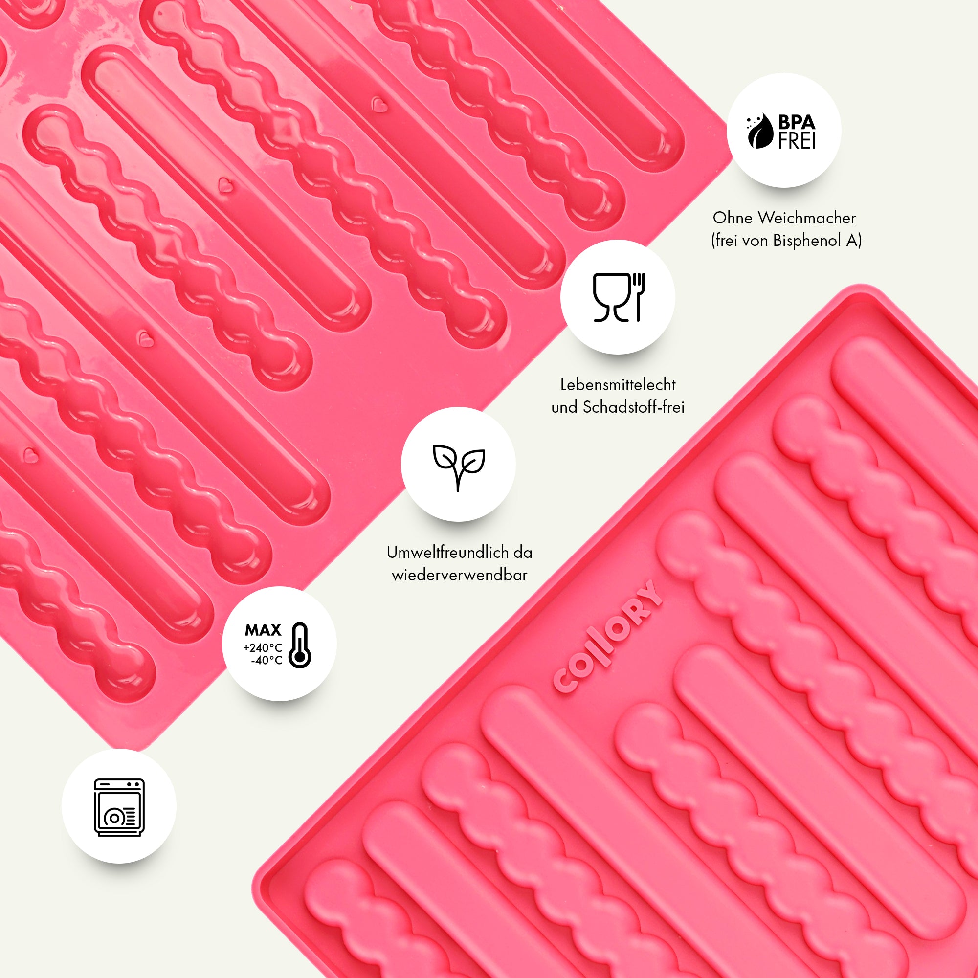 Collory Backmatten für Hundesnack in Stangenform