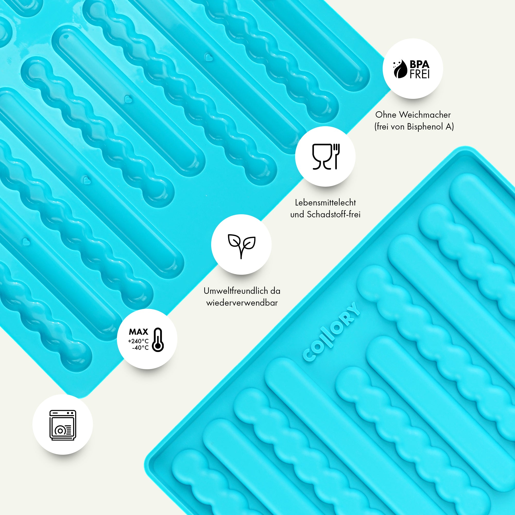 Collory Backmatten für Hundesnack in Stangenform